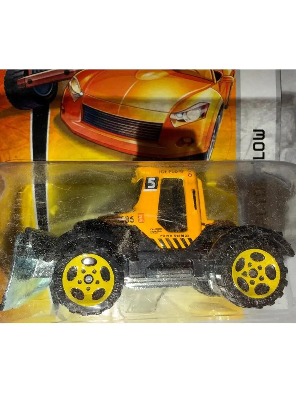 Matchbox 2006 MBX Metal #30 Tractor Plow Yellow & Black ICE PLOW